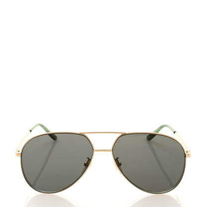 Gucci Metal Aviator Sunglasses GG0356S Green 2 of 9