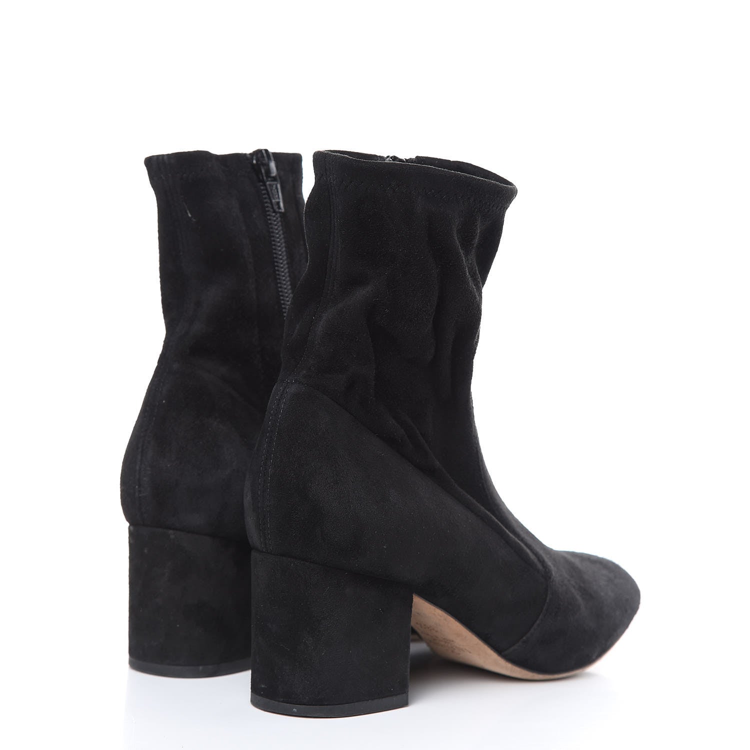 Valentino Garavani Suede Stretch 60mm Ankle Boots 36.5 Black 4 of 11