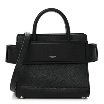 Givenchy Grained Calfskin Mini Horizon Satchel Black 1 of 9
