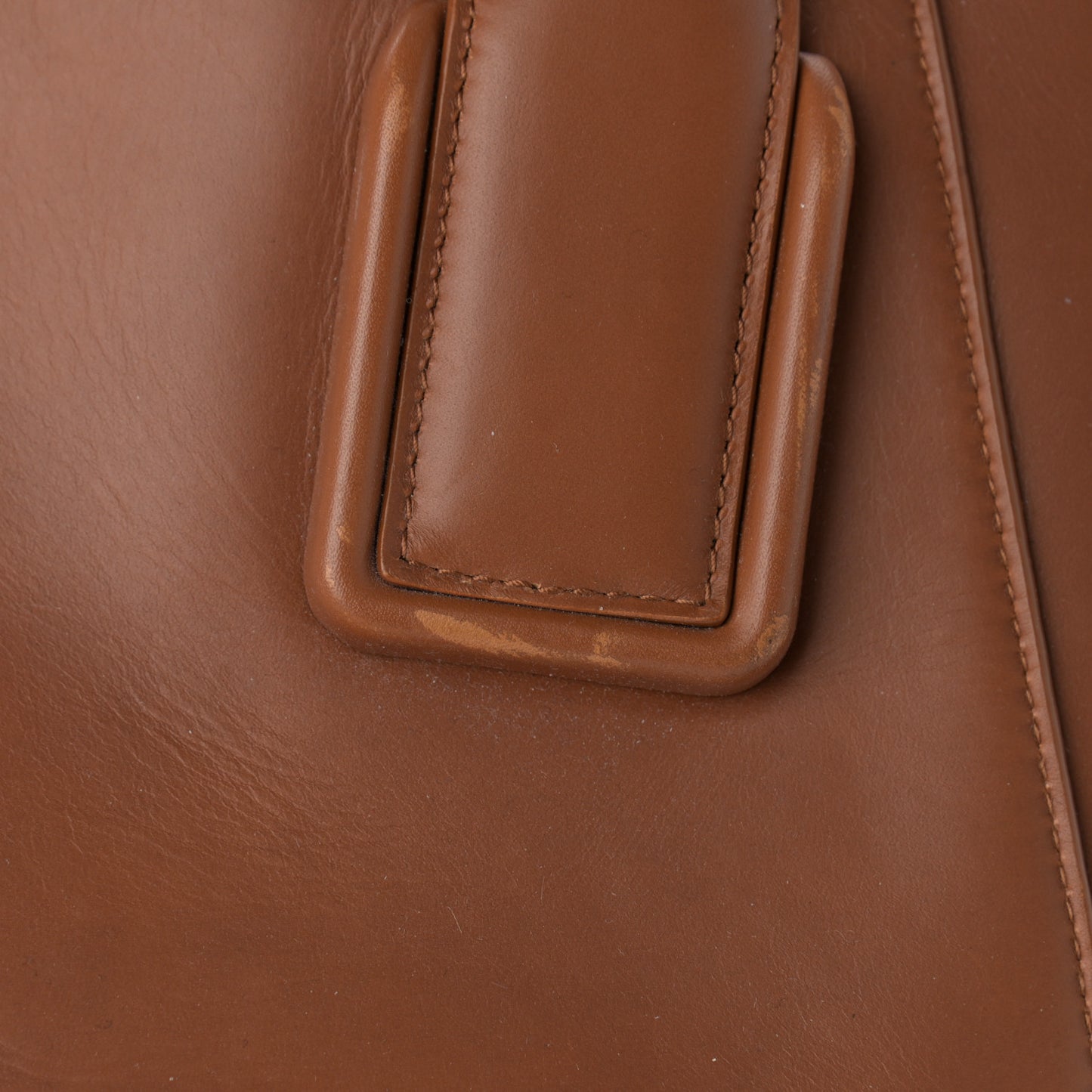 Calfskin Basket Tote Wood