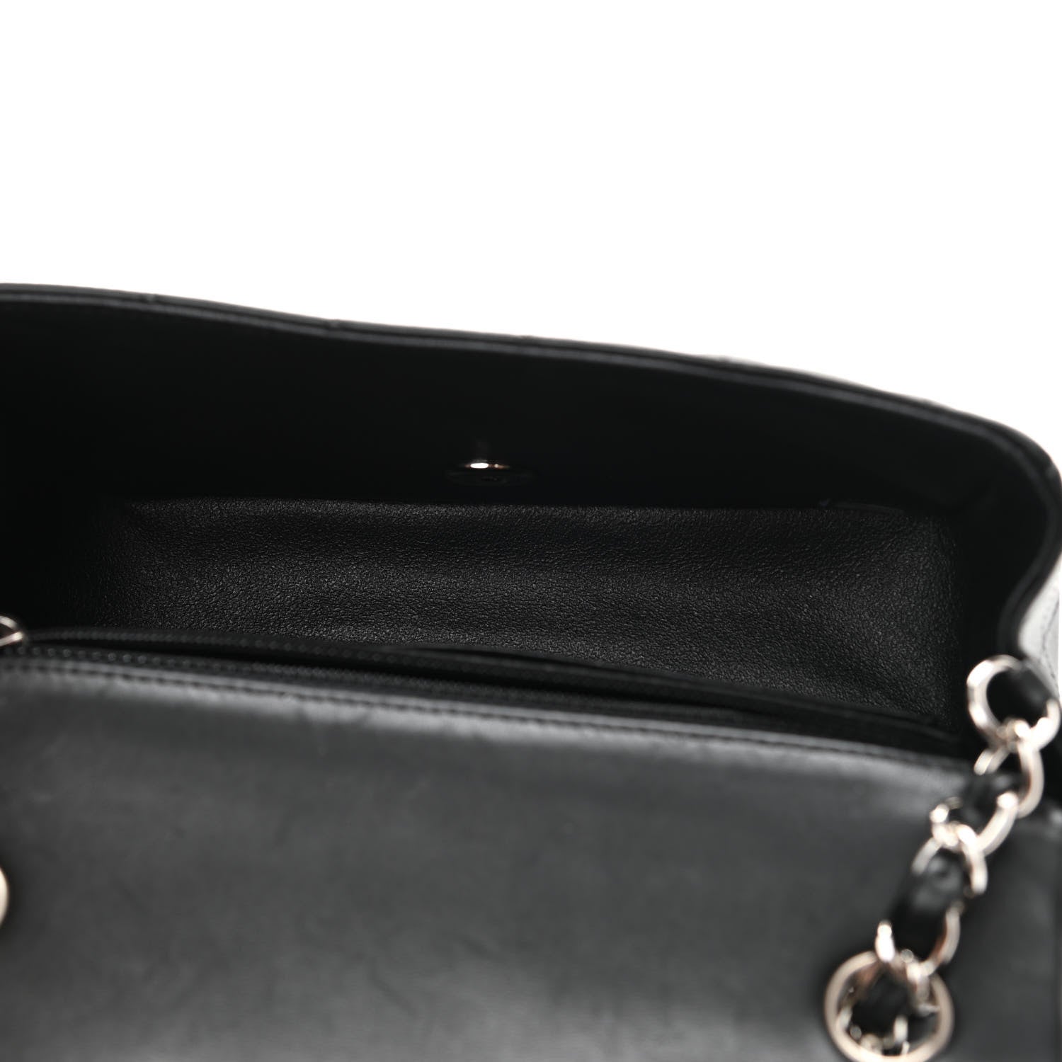 Chanel Lambskin Quilted Mini Rectangular Flap Black 5 of 10