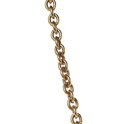 Chanel Quilted Large CC Long Chain Necklace Gold 6 of 23
