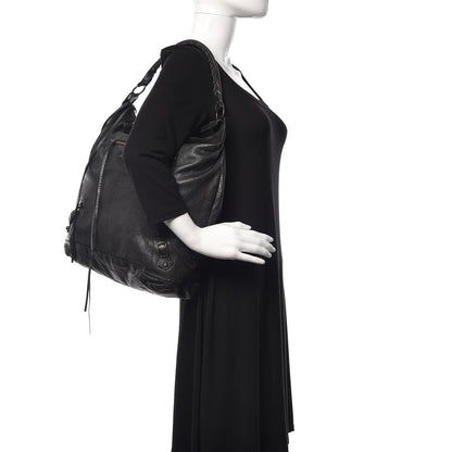 Balenciaga Agneau Classic Hardware Day Hobo Black 2 of 13