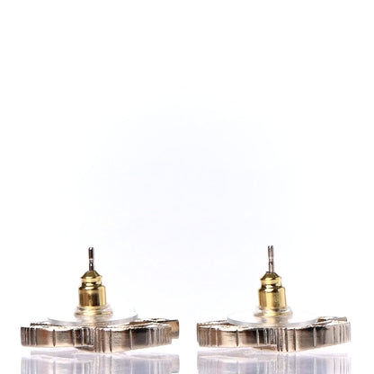 Chanel Pearl CC Earrings Gold 3 of 4