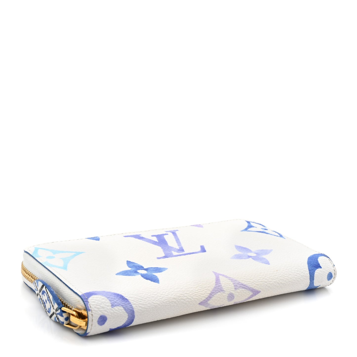 Monogram Giant By The Pool Zippy Wallet Resort Blue