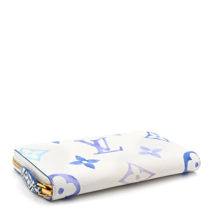 Louis Vuitton Monogram Giant By The Pool Zippy Wallet Resort Blue 4 of 10