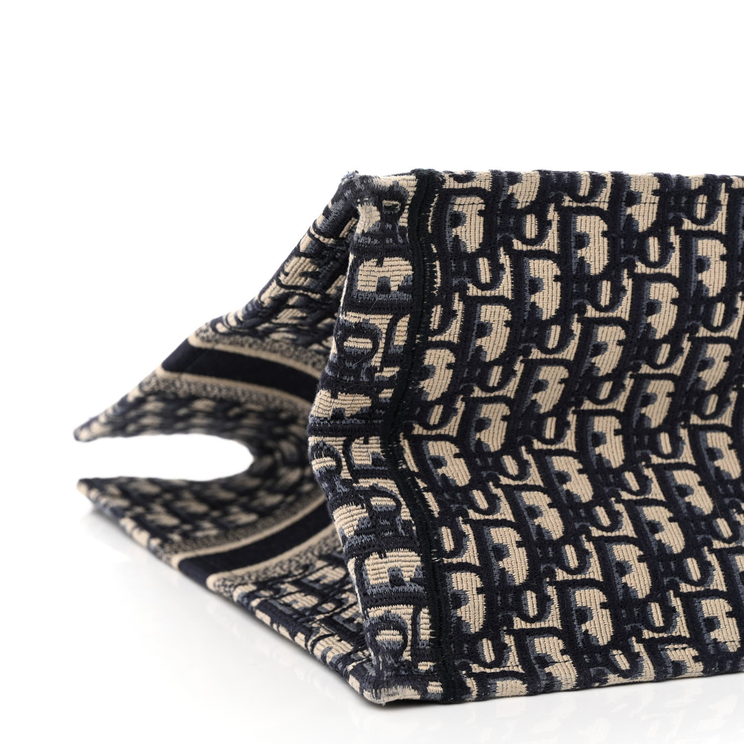 Christian Dior Oblique Large Book Tote Blue Multicolor 9 of 10