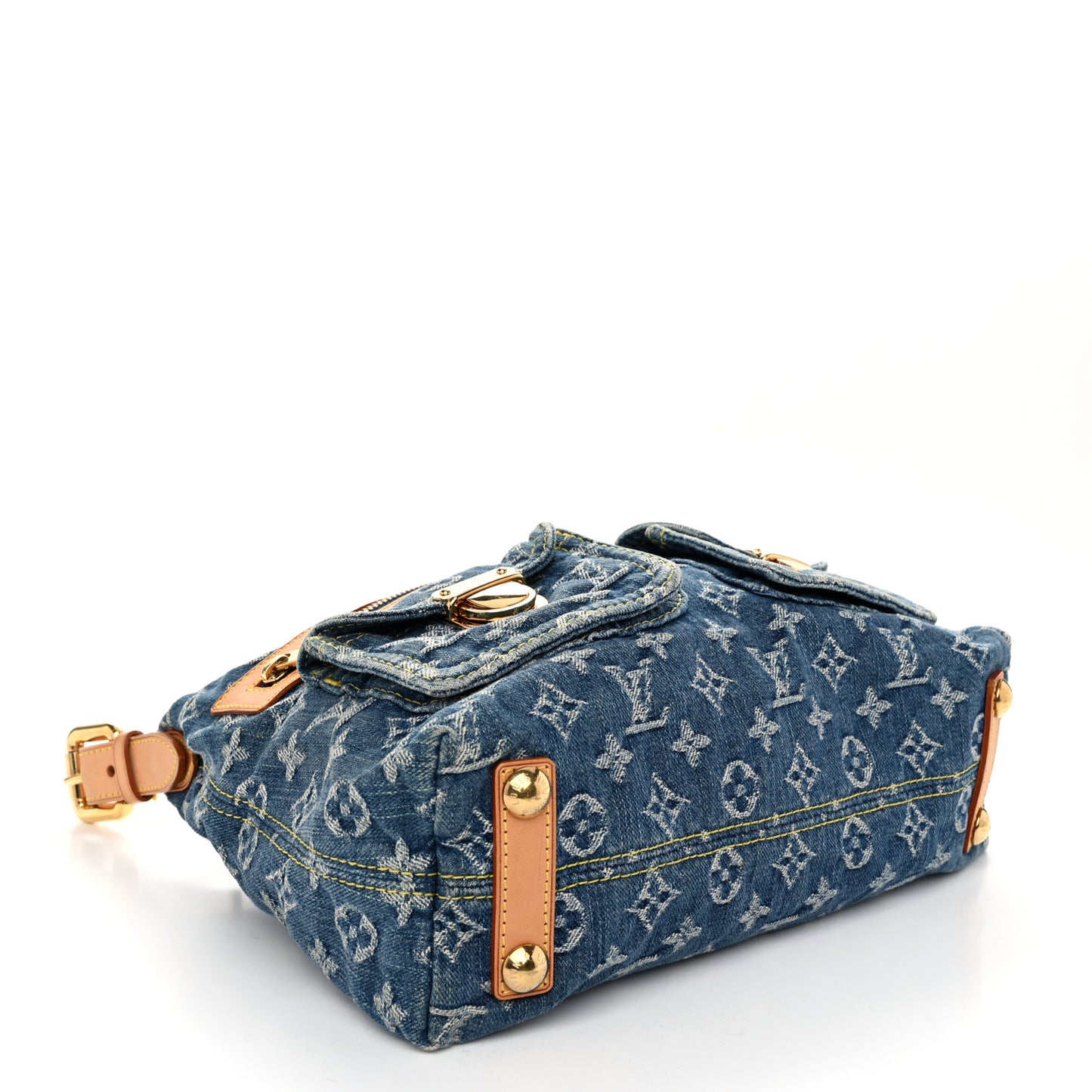 Monogram Denim Baggy PM Blue