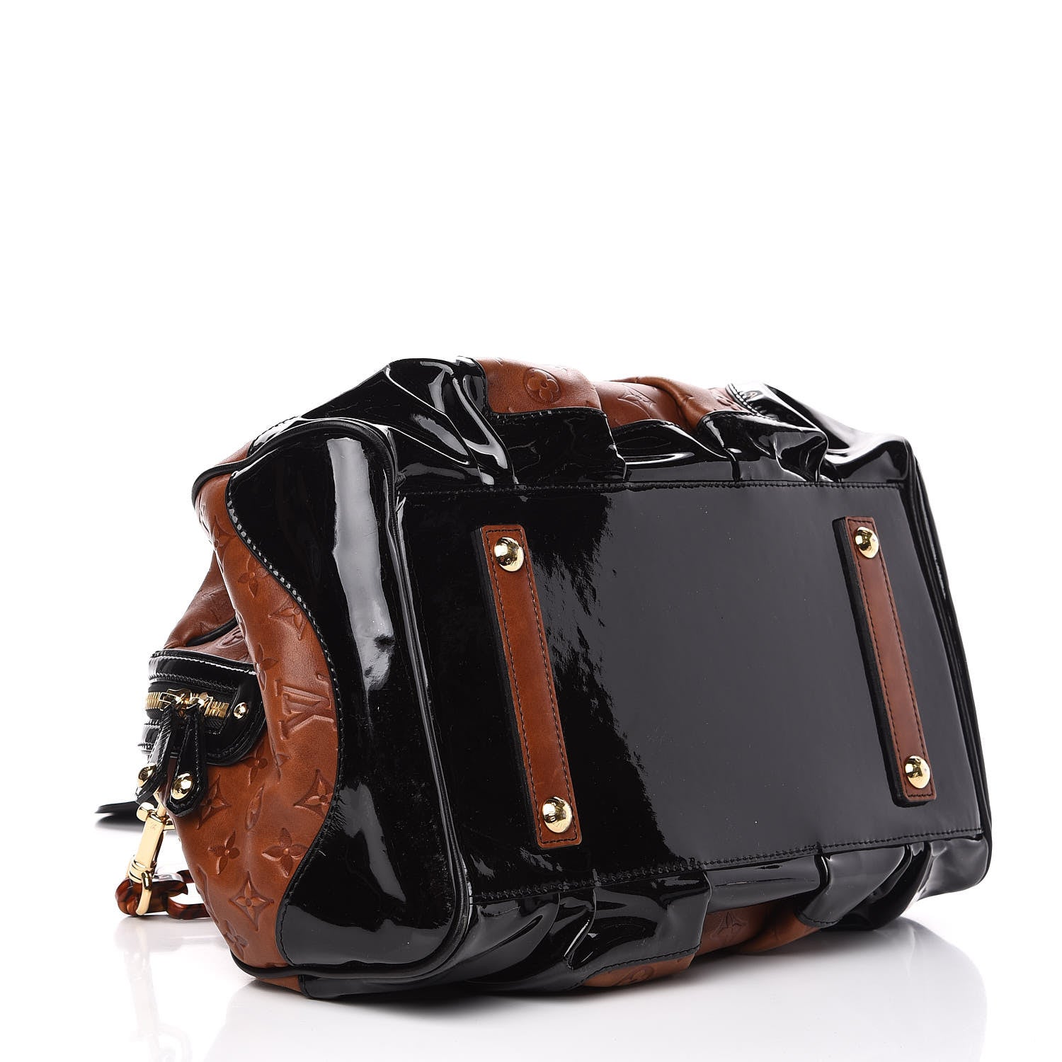 Louis Vuitton Cuir Embossed Monogram Stephen Bag Fauve 4 of 13