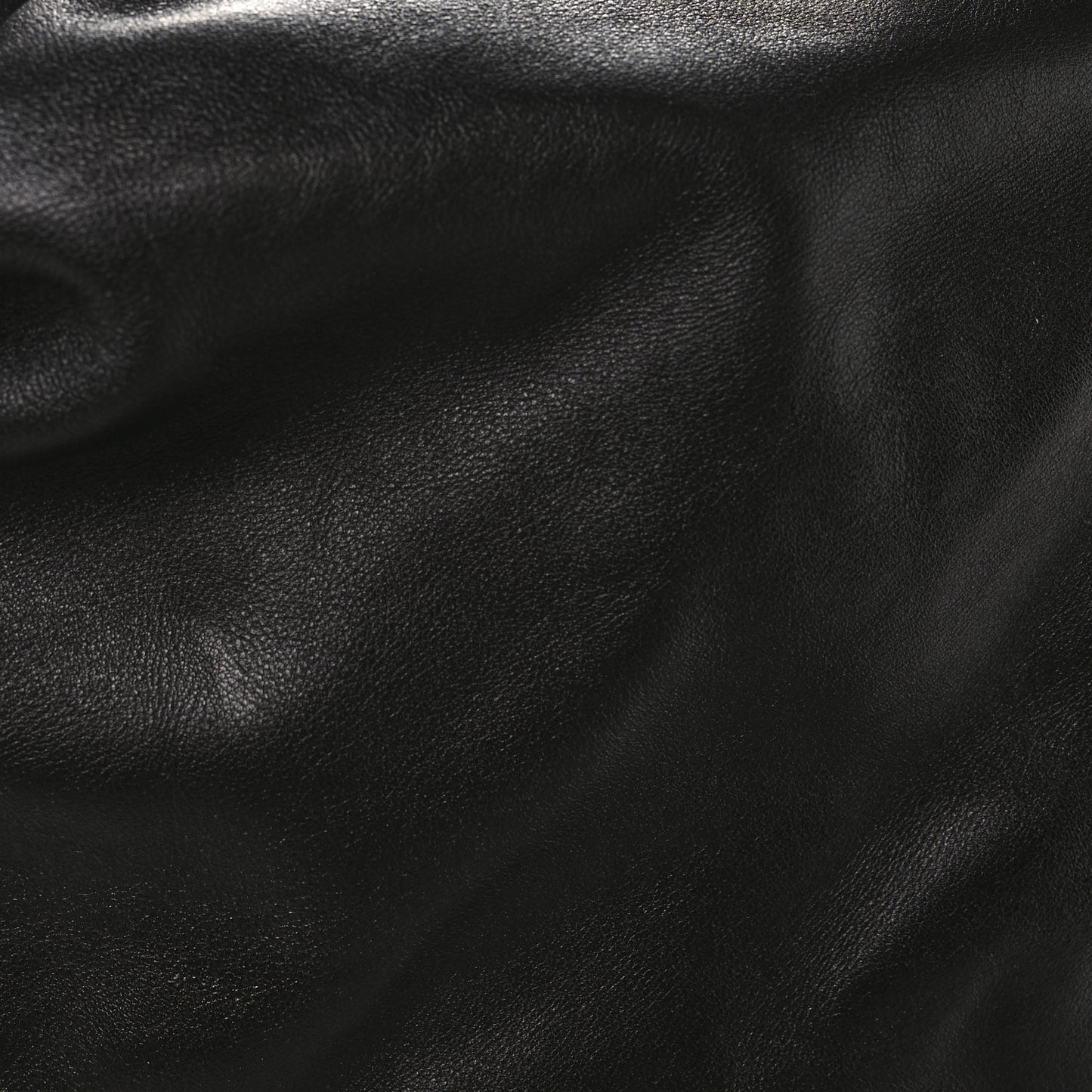 Calfskin Large Horsebit Chain Hobo Black