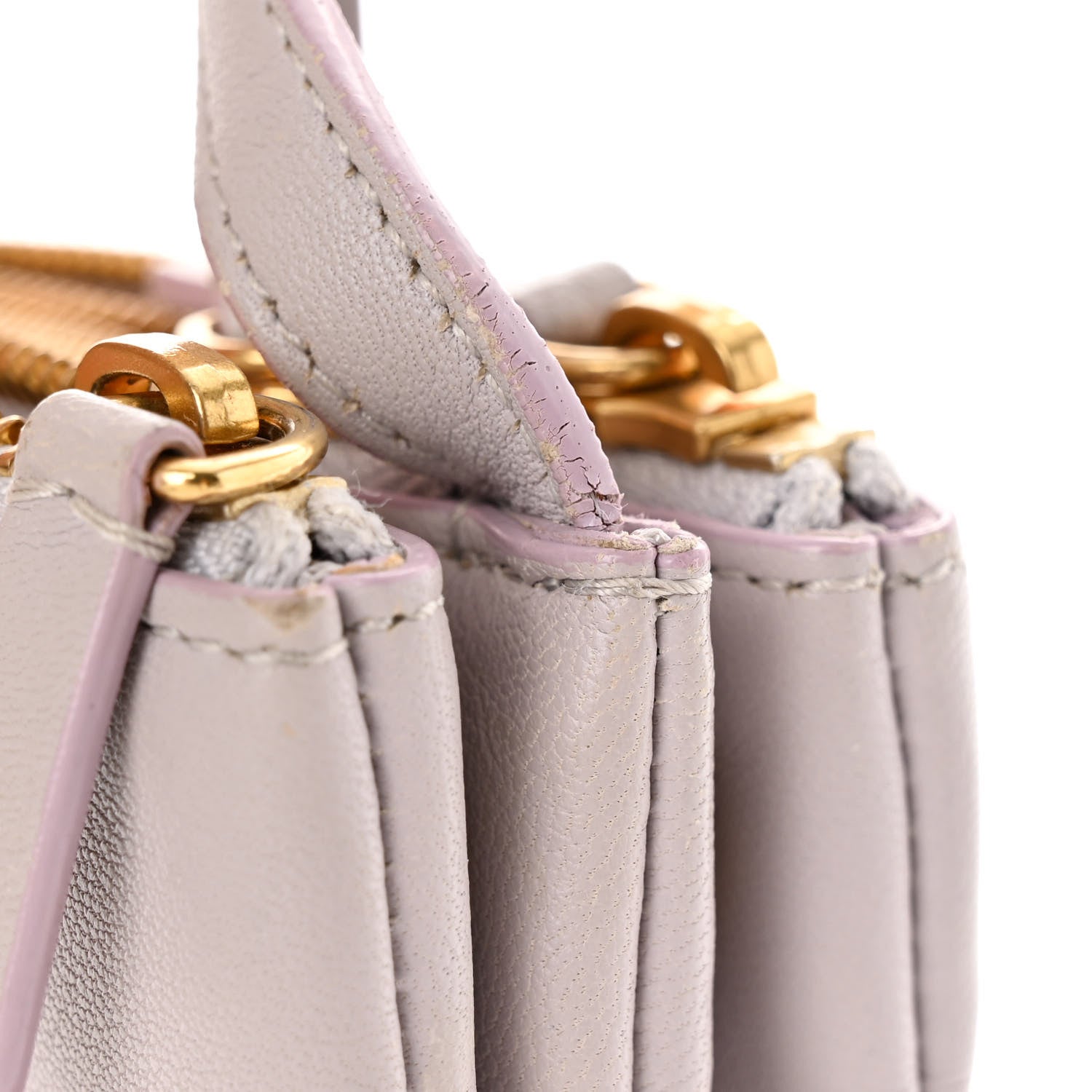 Celine Lambskin Small Trio Crossbody Bag Magnolia 17 of 17