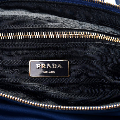 Prada Tessuto Nylon Saffiano Tote Bluette 4 of 6