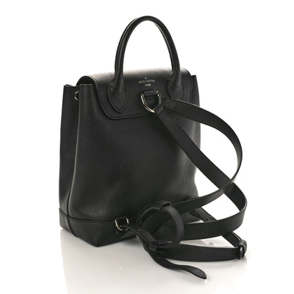Louis Vuitton Calfskin Lockme Backpack Black 2 of 8
