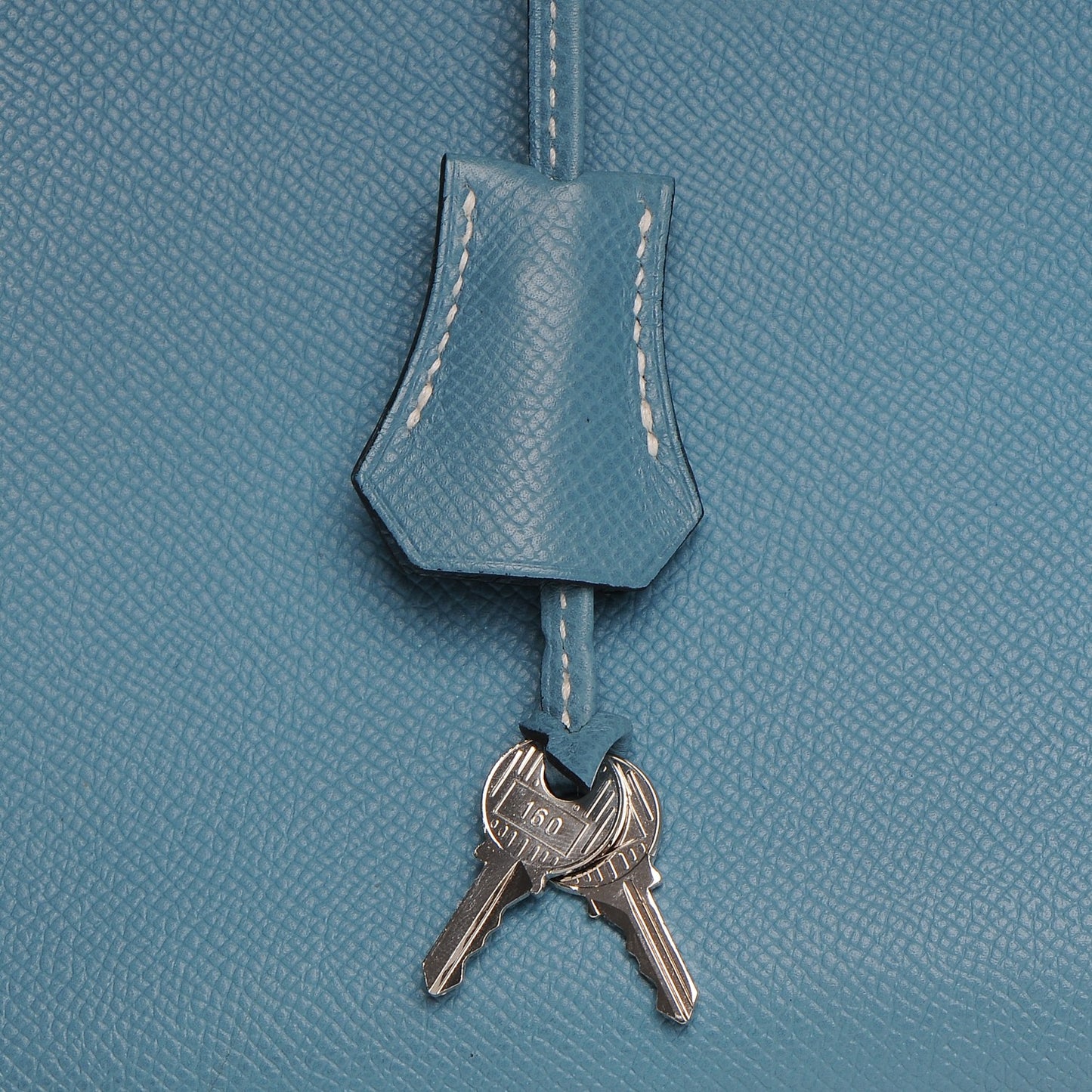 Epsom Birkin 35 Blue Jean