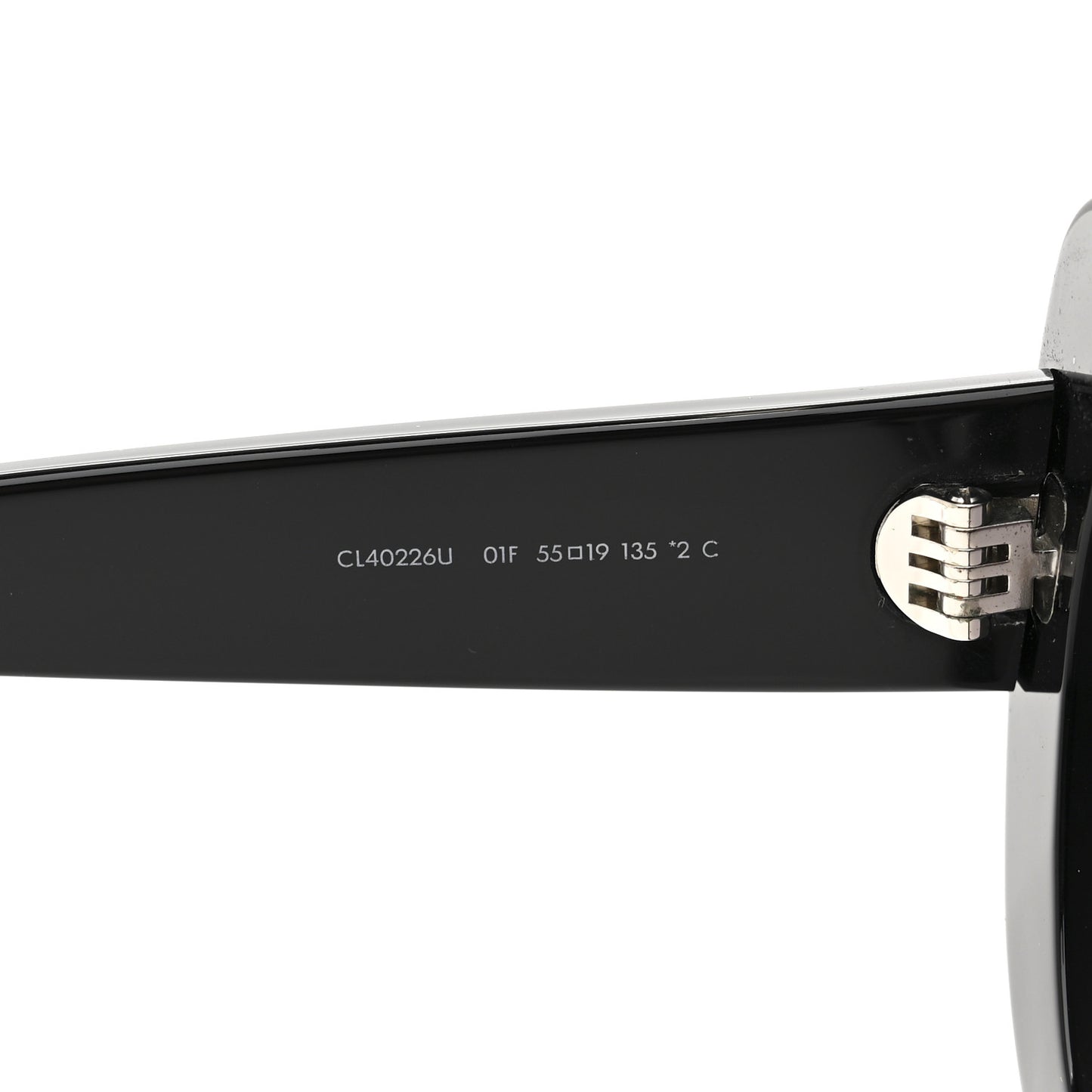 Acetate Triomphe 01 Square Sunglasses CL 40226U Black