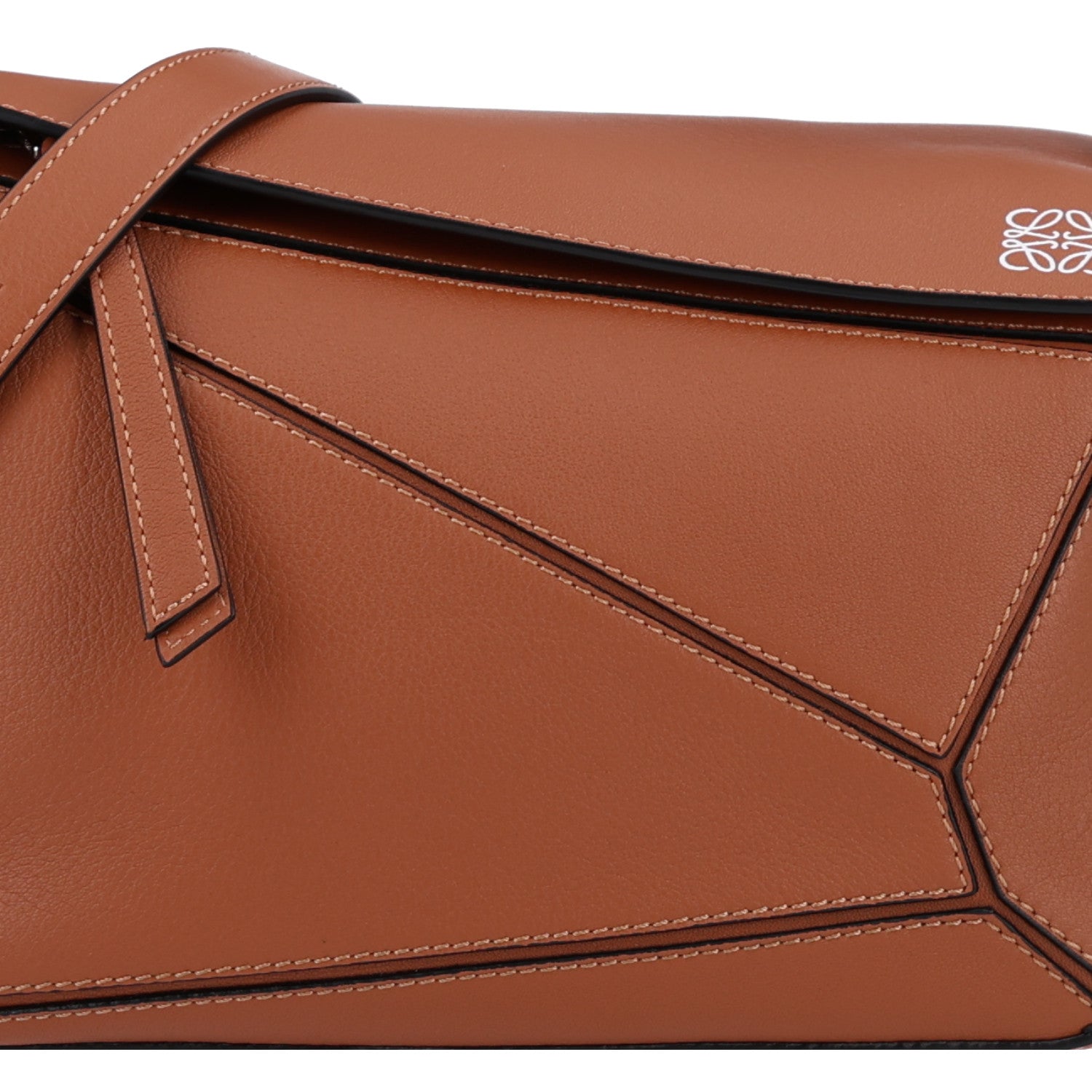 Loewe Calfskin Small Puzzle Bag Tan 8 of 10