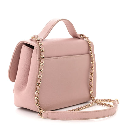 Chanel Caviar Quilted Small Business Affinity Flap Light Pink 3 of 14