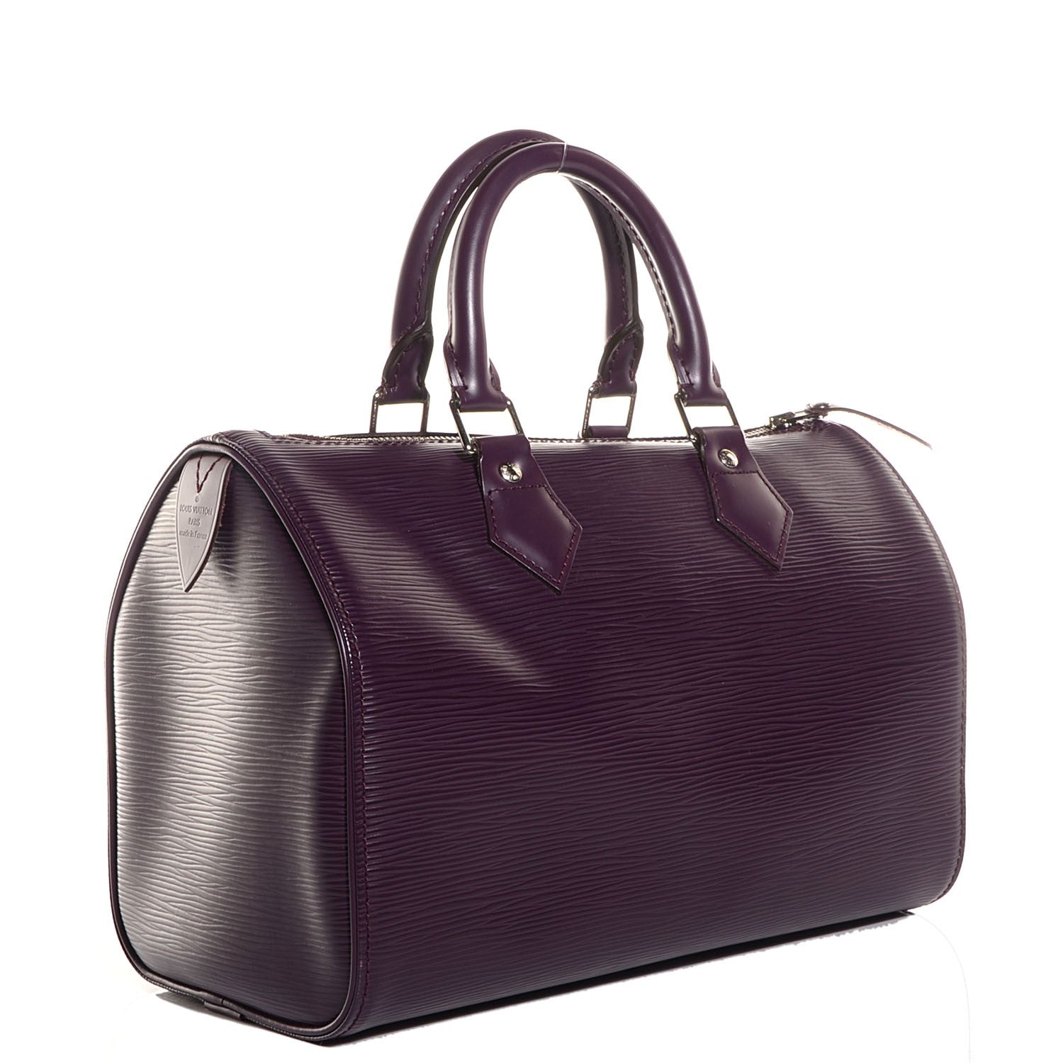 Louis Vuitton Epi Speedy 25 Cassis Purple 3 of 7