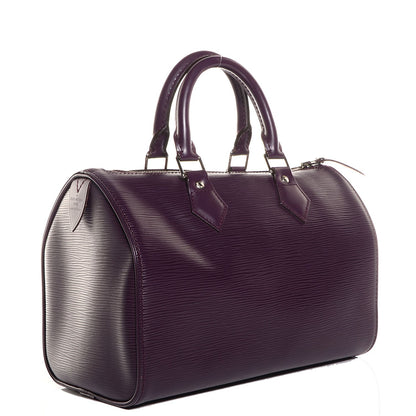 Louis Vuitton Epi Speedy 25 Cassis Purple 3 of 7