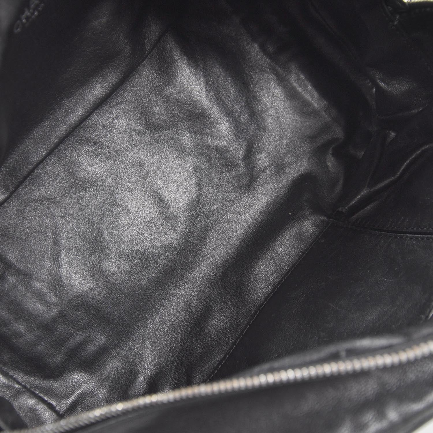 Chanel Leather Luxe Ligne Medium Bowler Black 6 of 9