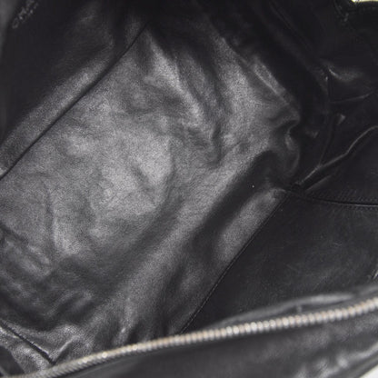 Chanel Leather Luxe Ligne Medium Bowler Black 6 of 9