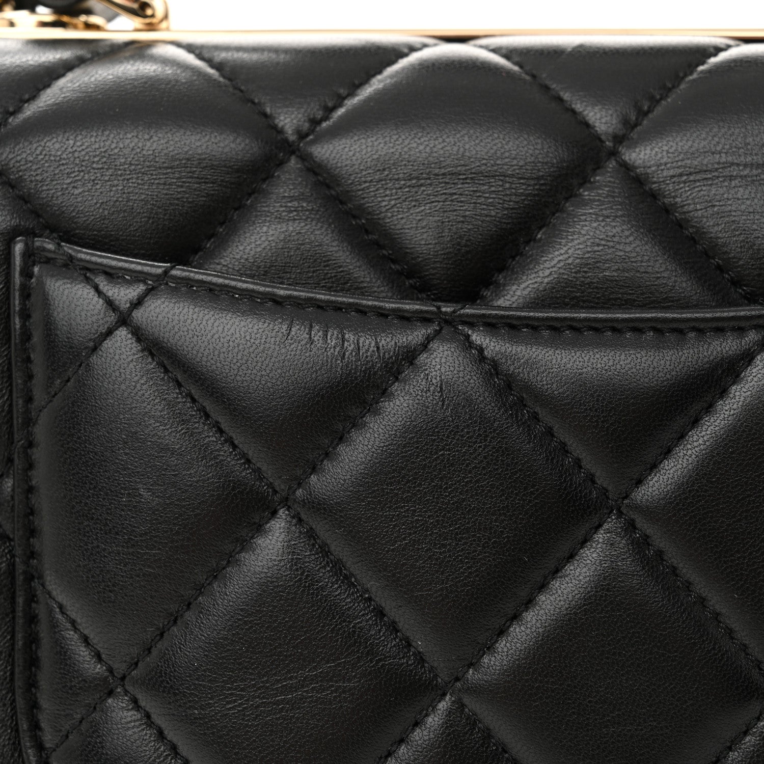 Chanel Lambskin Quilted Small Trendy CC Dual Handle Flap Bag Black 11 of 12