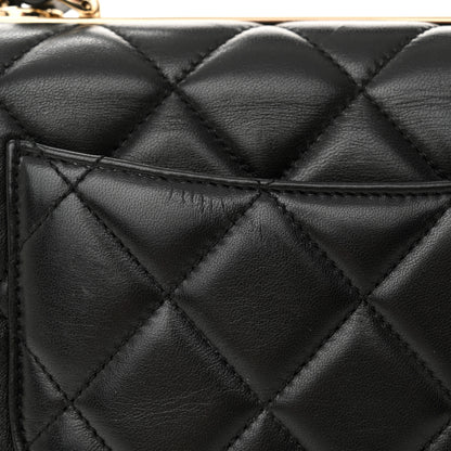 Chanel Lambskin Quilted Small Trendy CC Dual Handle Flap Bag Black 11 of 12