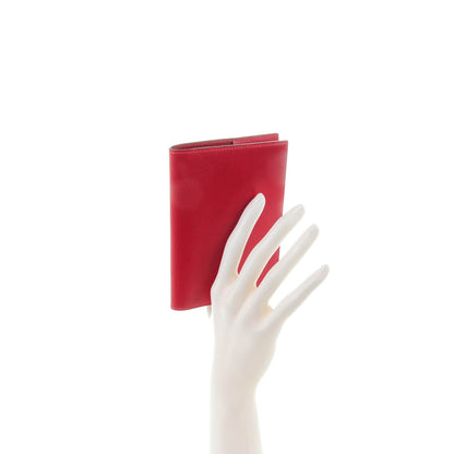 Hermes Tadelakt MC2 Magellan Passport Holder Rouge Vif 2 of 7