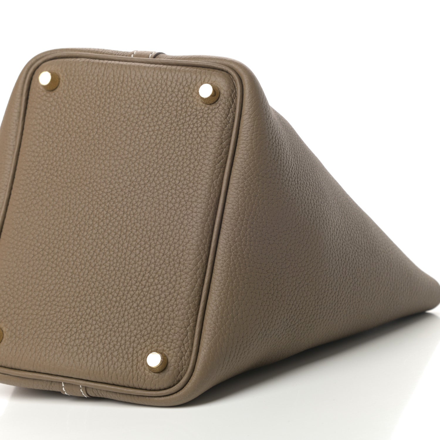 Hermes Taurillon Clemence Picotin Lock 18 PM Etoupe 10 of 11