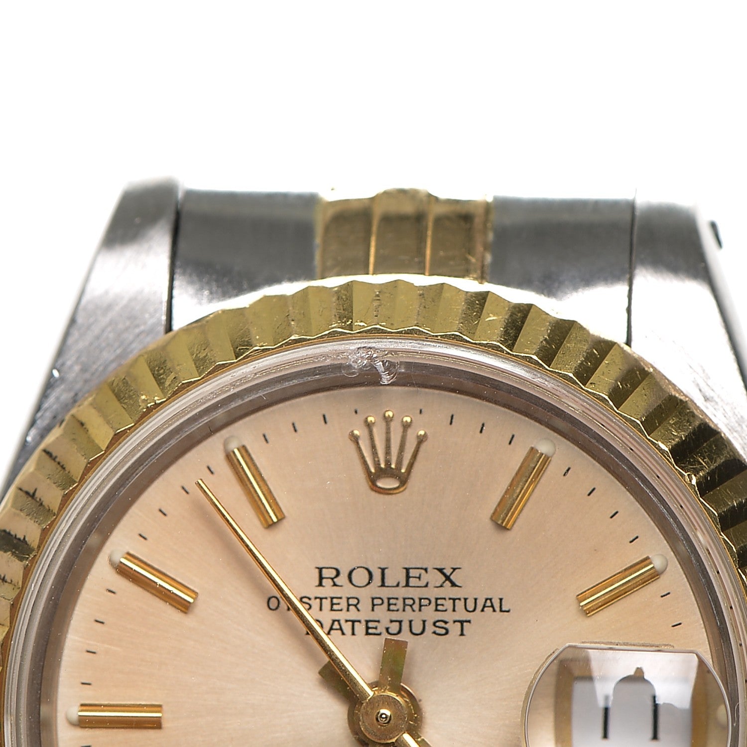 Rolex Stainless Steel 18K Yellow Gold 26mm Oyster Perpetual Datejust Watch Champagne 79173 8 of 8
