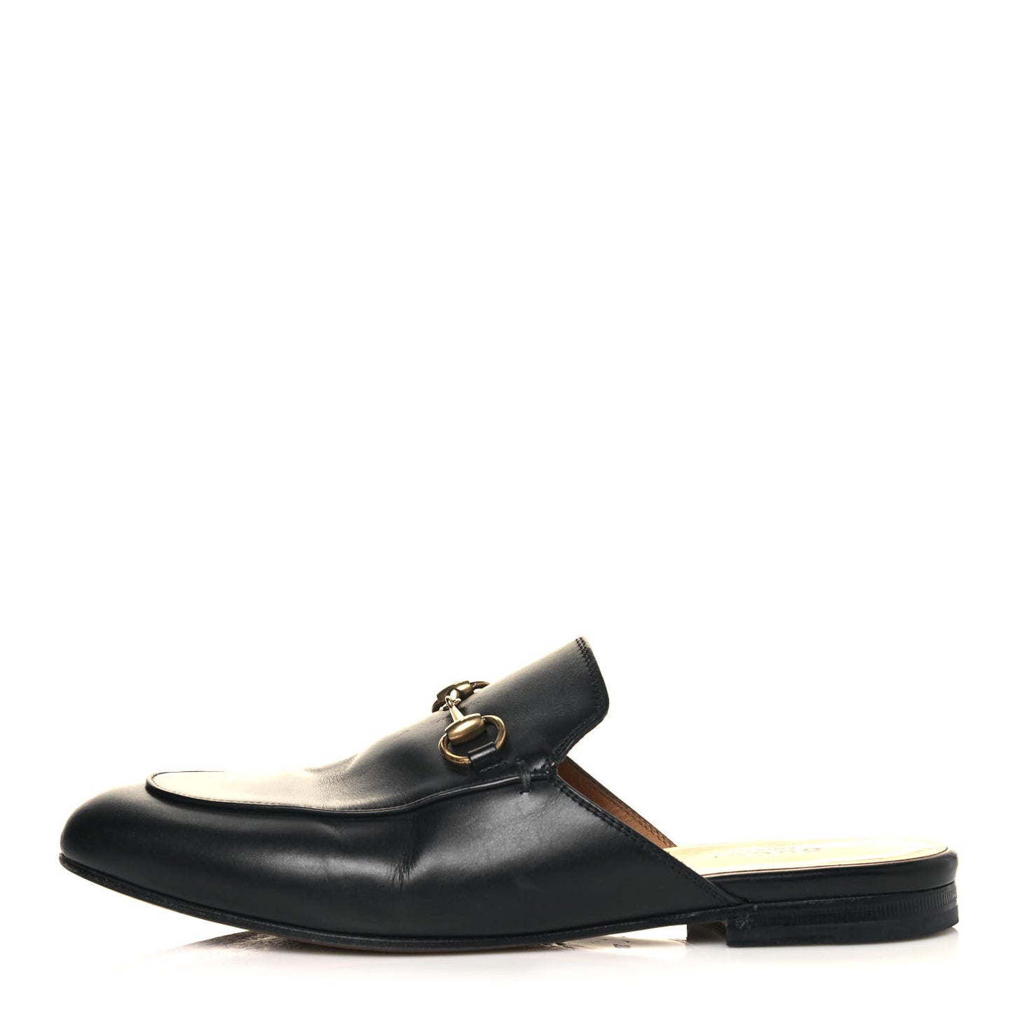 Calfskin Womens Princetown Slippers 37 Black