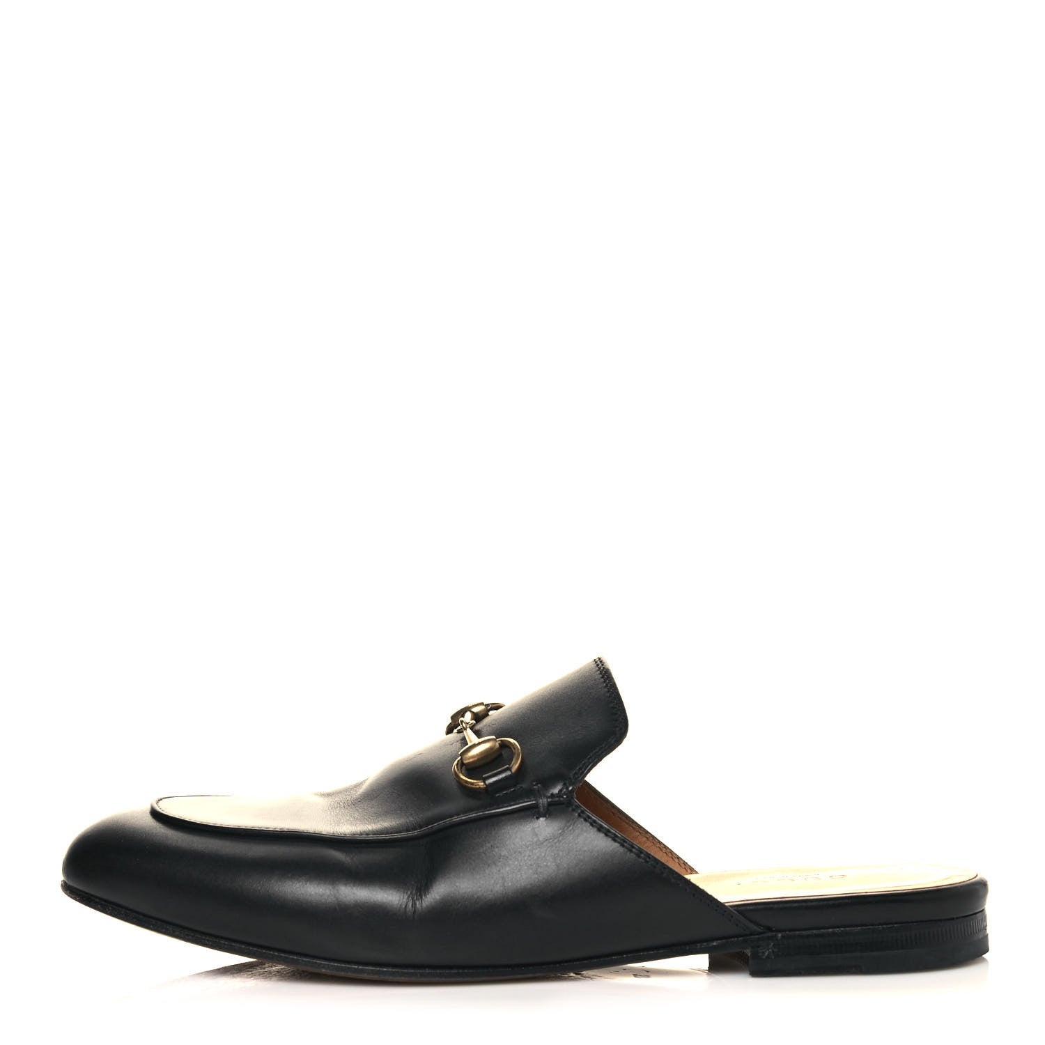 Gucci Calfskin Womens Princetown Slippers 37 Black 1 of 9