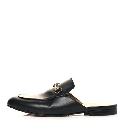 Gucci Calfskin Womens Princetown Slippers 37 Black 1 of 9