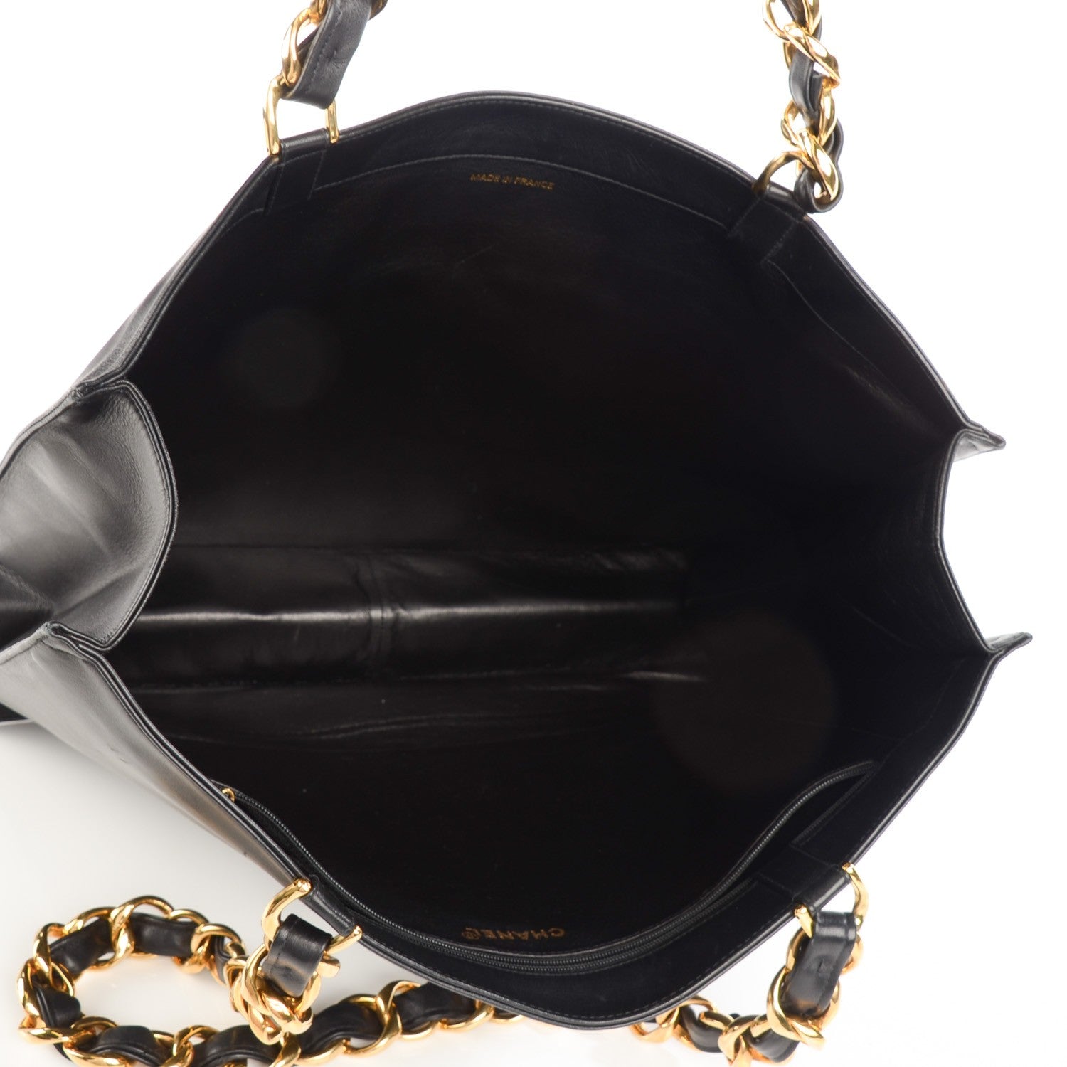 Chanel Lambskin Jumbo Shoulder Bag Black 5 of 8