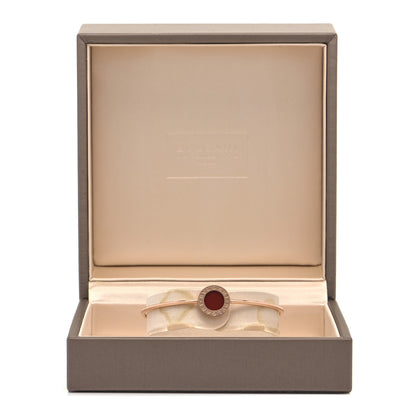Bulgari 18K Rose Gold Carnelian BVLGARI BVLGARI Bangle Bracelet S 5 of 5
