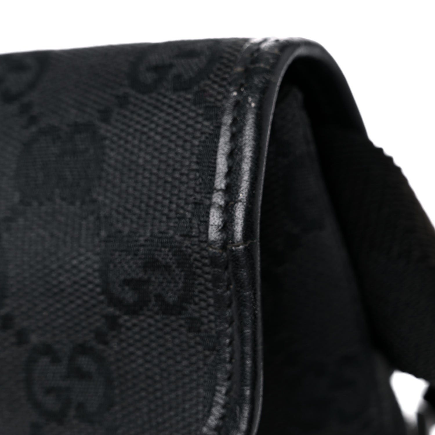 Gucci GG Monogram Web Flight Belt Bag Black 18 of 21