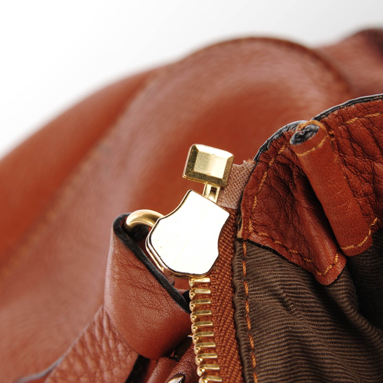Chloe Calfskin Medium Marcie Satchel Tan 10 of 11