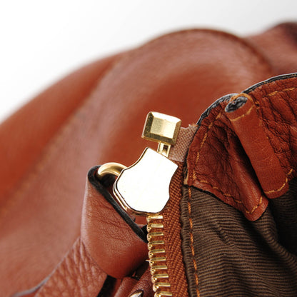Chloe Calfskin Medium Marcie Satchel Tan 10 of 11