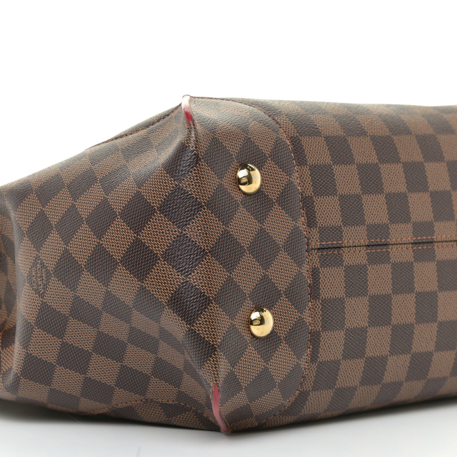 Louis Vuitton Damier Ebene Caissa Hobo Cherry 8 of 10