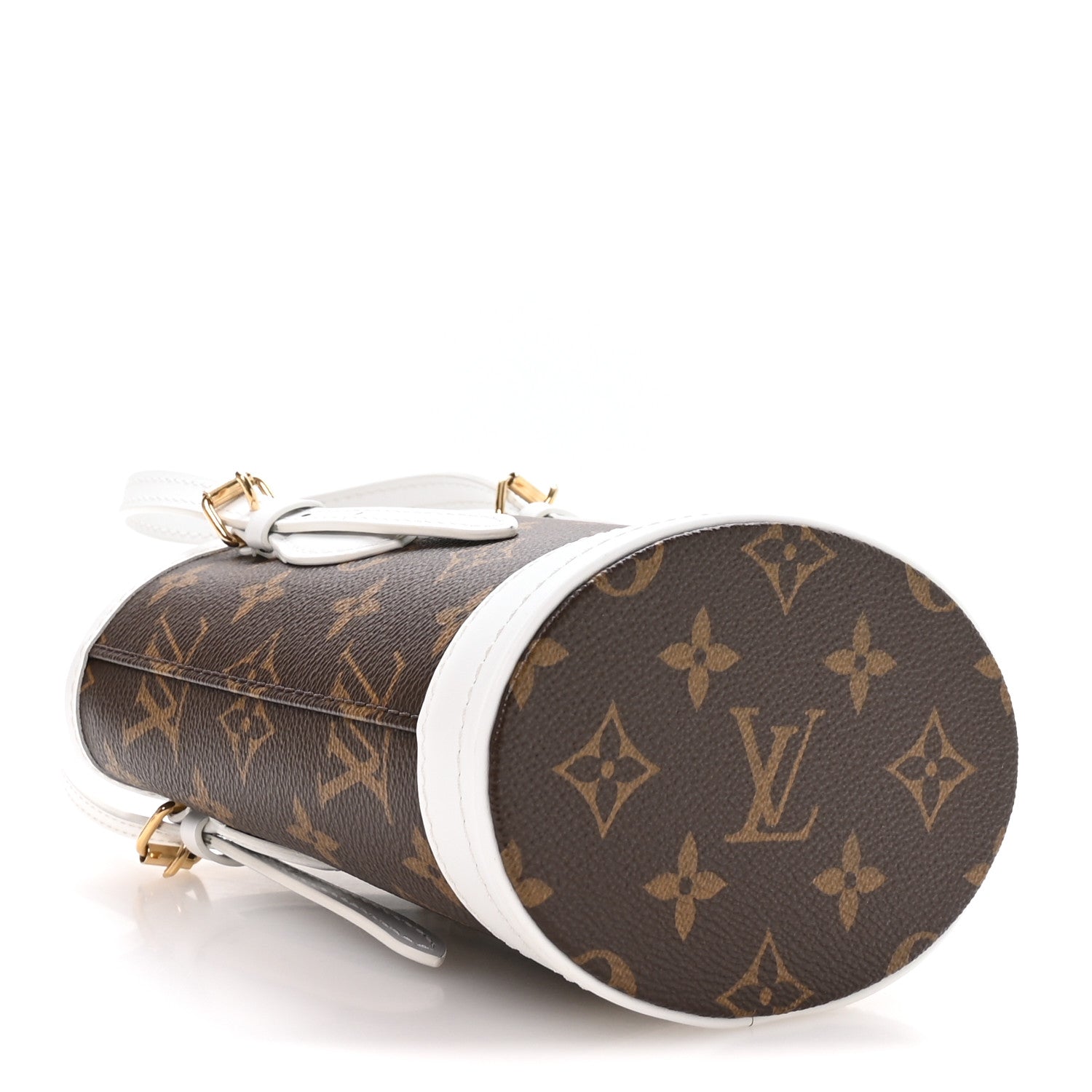 Louis Vuitton Monogram LV Match Nano Bucket Bag White 4 of 10