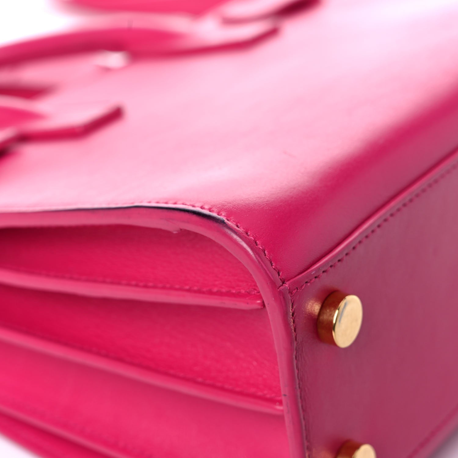 Saint Laurent Calfskin Nano Sac De Jour Lipstick Fuchsia 10 of 23