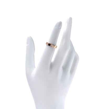 Cartier 18K Yellow Gold Diamond 4mm LOVE Wedding Band Ring 50 5.25 2 of 5