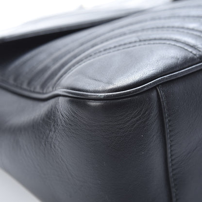 Gucci Calfskin Matelasse Large GG Marmont Shoulder Bag Black 9 of 20