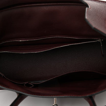 Hermes Taurillon Clemence JPG Shoulder Birkin II 42 Prune 5 of 11