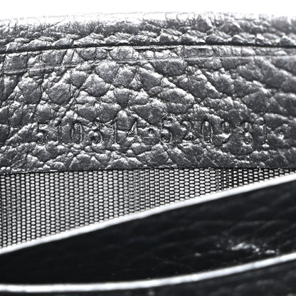 Gucci Dollar Calfskin Interlocking G Chain Wallet Black 7 of 12