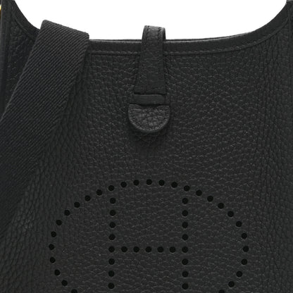 Hermes Taurillon Clemence Evelyne TPM Black 8 of 11