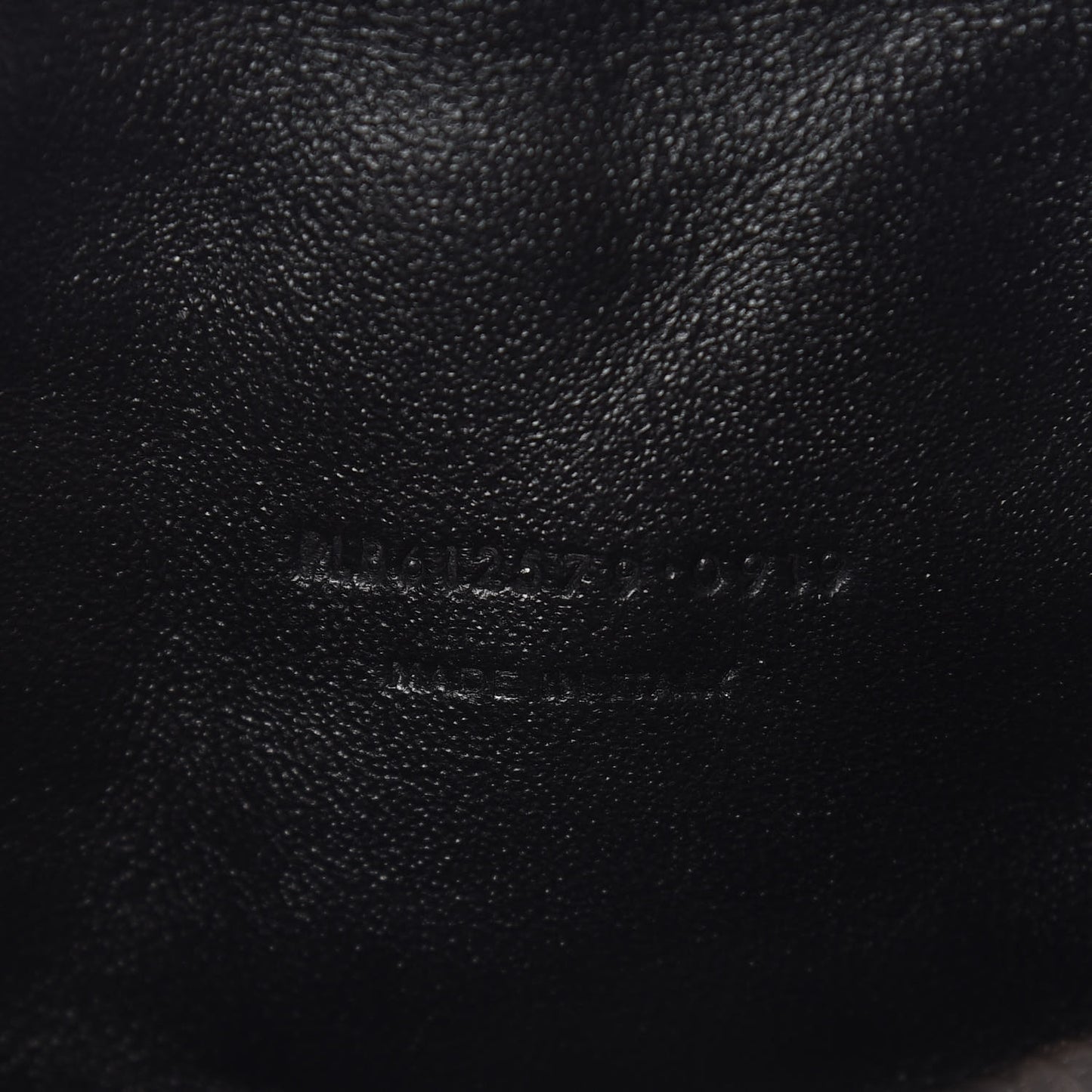Grain De Poudre Matelasse Monogram Mini Lou Camera Bag Black