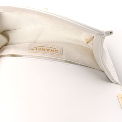 Chanel Calfskin Pearl Small Boy Flap White 5 of 11