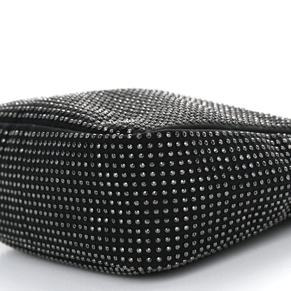 Saint Laurent Cotton Studded Le 5 A 7 Soft Hobo Black 8 of 9