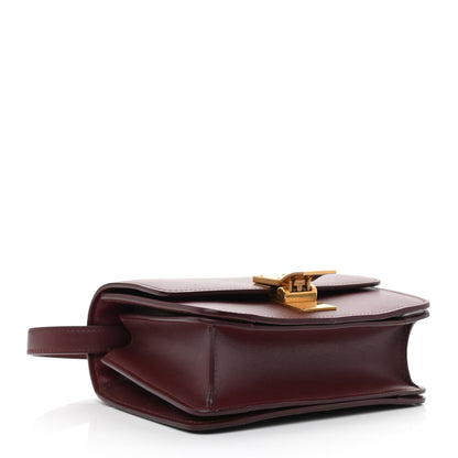 Celine Box Calfskin Small Classic Box Flap Bag Burgundy 4 of 11